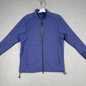 Greyson Sequoia Jacket Mens Small Blue Honeycreeper Performance Full Zip Golf